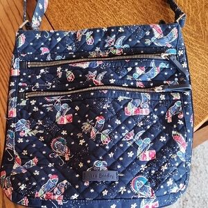 Vera Bradley Navy Floral Crossbody Bag
